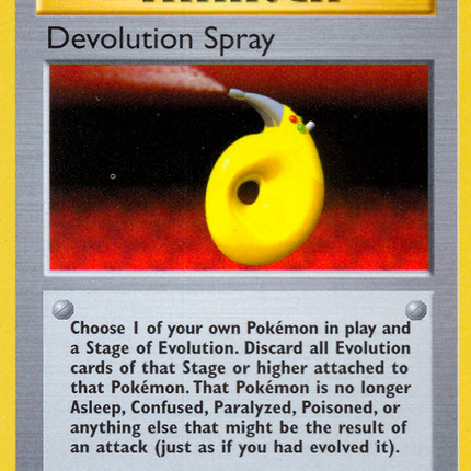 Devolution Spray Rare (72/102) Base (Dutch) First Edition
