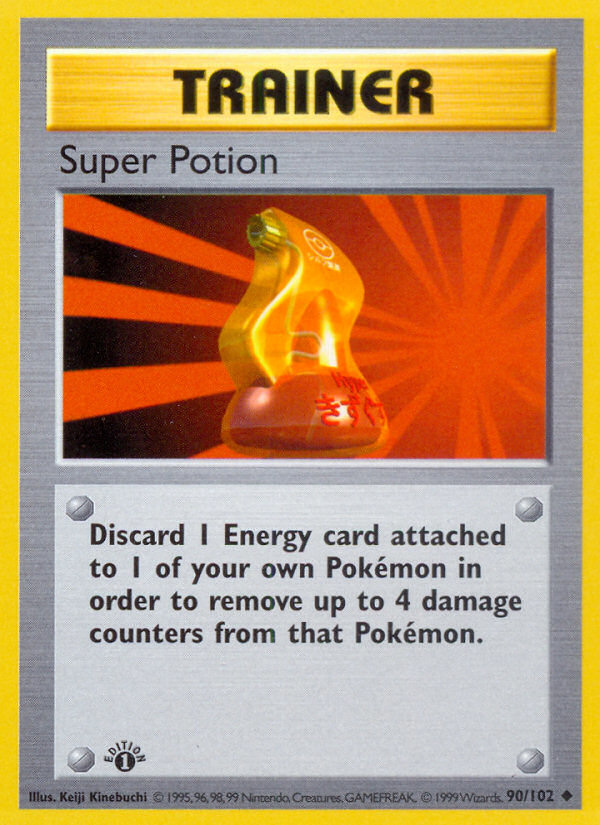 Super Potion Uncommon (90/102) Base (Dutch) First Edition Shadowless