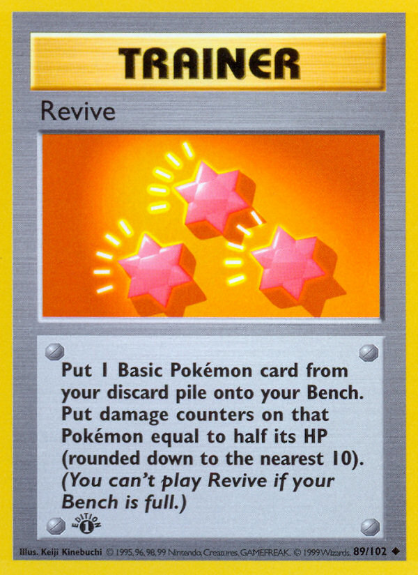 Revive Uncommon (89/102) Base (Dutch) First Edition Shadowless