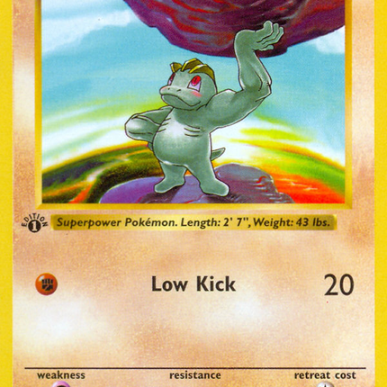 Machop Common (52/102) Base (Dutch) First Edition