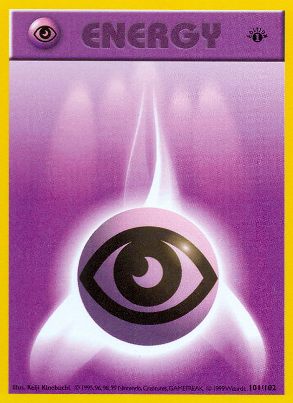 Psychic Energy (101/102) Base (Dutch) First Edition Shadowless