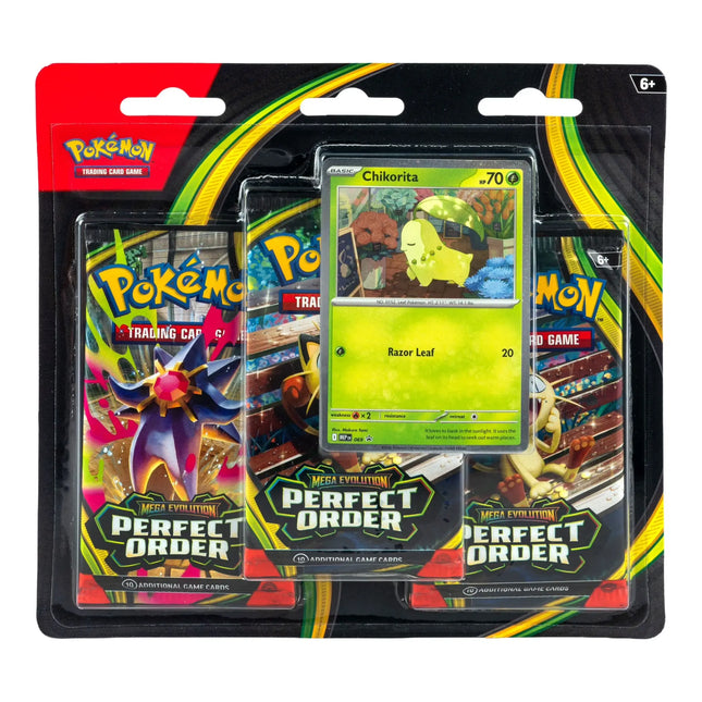 Pokemon: Perfect Order - 3 Pack Blister - Chikorita