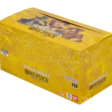 (TS02) One Piece Tin Pack Vol. 2 Sealed Display