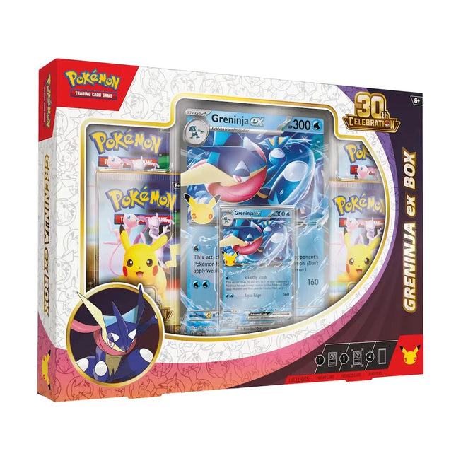 Pokemon 30th Celebration EX Box - Greninja EX