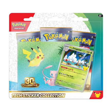 Pokemon 30th Anniversary Tech Sticker – Alolan Exeggutor