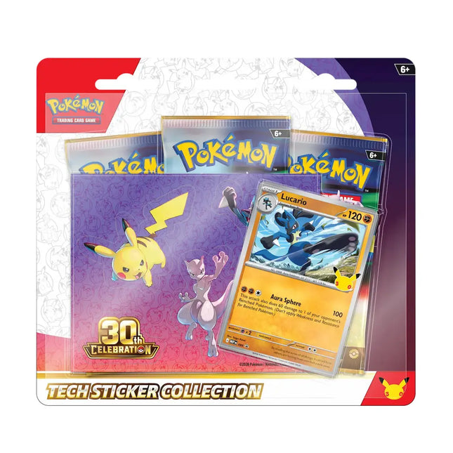 Pokemon 30th Anniversary Tech Sticker – Lucario