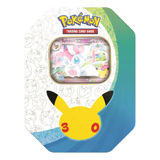 Pokemon 30th Anniversary Celebration Tin Sylveon ex