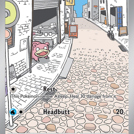 Slowpoke Illustration Rare (204/198) Scarlet & Violet