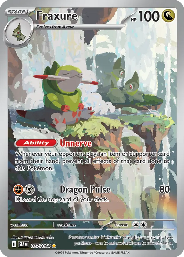 Fraxure Illustration Rare (077/064) Shrouded Fable