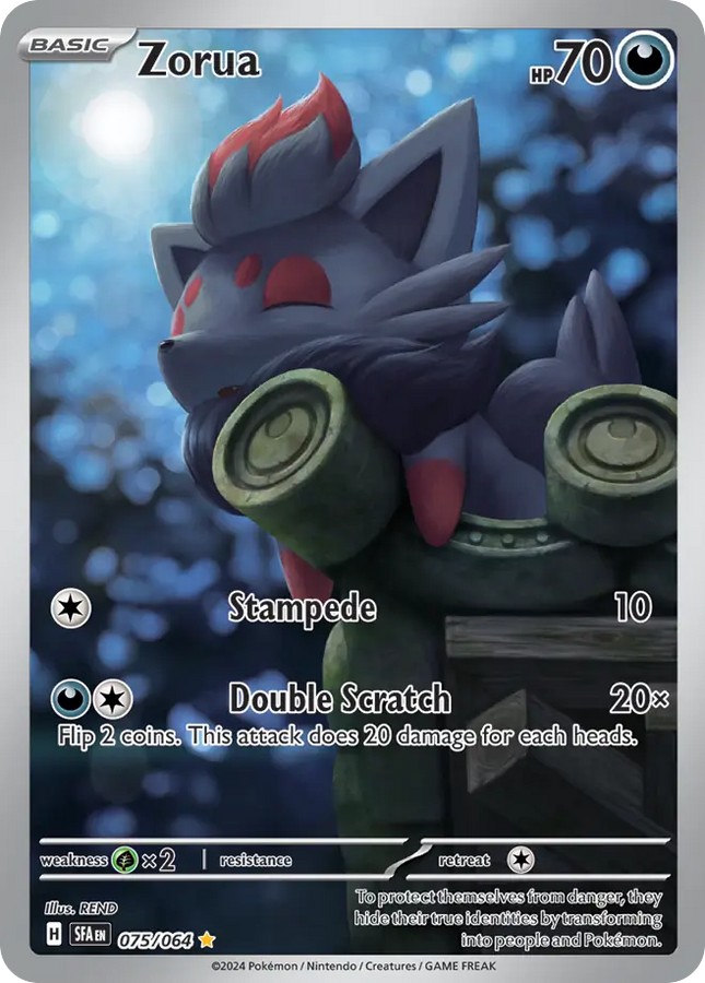Zorua Illustration Rare (075/064) Shrouded Fable