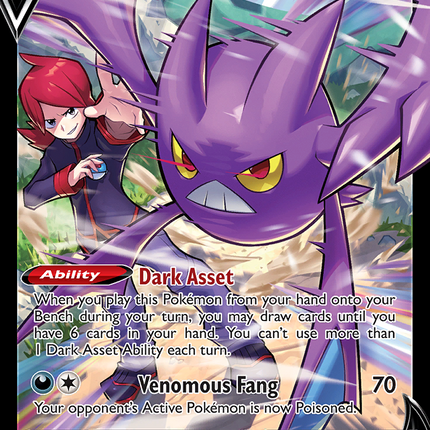 Crobat V Rare Holo V (TG20/TG30) Lost Origin Trainer Gallery