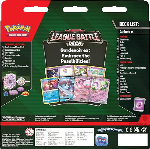 POK APRIL LEAGUE BATTLE DECK GARDEVOIR EX