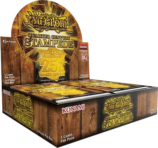 YUGIOH QUARTER CENTURY STAMPEDE BOOSTER DISPLAY 24CT
