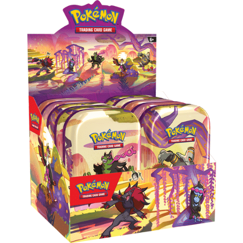 Pokemon Shrouded Fable Mini Tin Display
