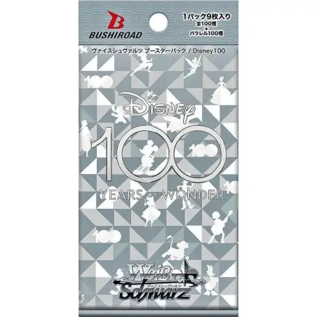 Weiss Schwarz Trading Card Game Disney 100 Years of Wonder Booster Pack (JAPANESE  9 Cards)