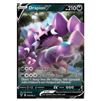 Pokémon: Schwert & Schild Lebendige Spannung - Drapion V - 106/185