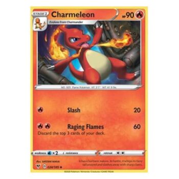 Pokémon: Schwert & Schild Lebendige Spannung - Charmeleon - 024/185