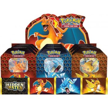 Hidden fates tin charizard art set sealed case