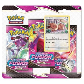 pokemon fusion strike 3-pack blister eevee