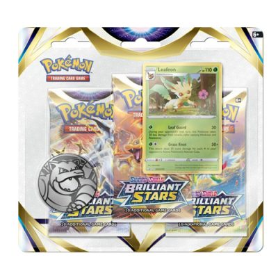 brilliant stars 3pack blister leafeon