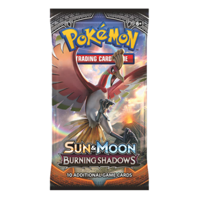 pokemon Burning Shadows booster pack