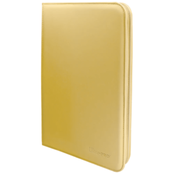 Vivid 9-Pocket Zippered PRO-Binder - Yellow
