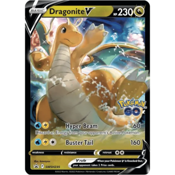 Pokemon GO Premier Deck holder Collection - Dragonite V star