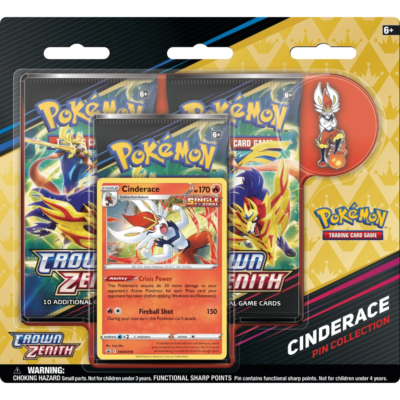 Pokemon Crown Zenith Pin Collection - Cinderace