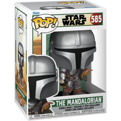 Funko Pop ! Star Wars : Le Livre de Boba Fett - Mando avec pochette