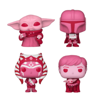 Funko Pocket Pop! 4-Pack: Star Wars: The Mandalorian Valentines