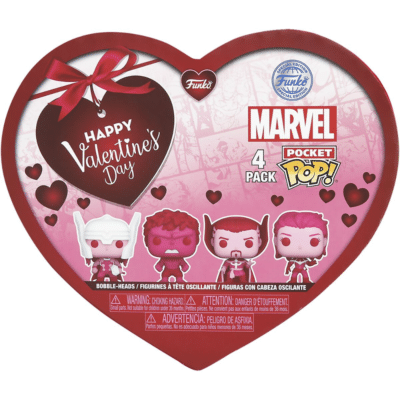 Funko Pocket Pop! 4-Pack: Marvel Classic Valentines