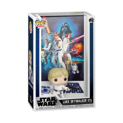 Funko Pop ! Movie Poster Deluxe : Star Wars : Episode IV - Un nouvel espoir - Luke Skywalker avec R2-D2