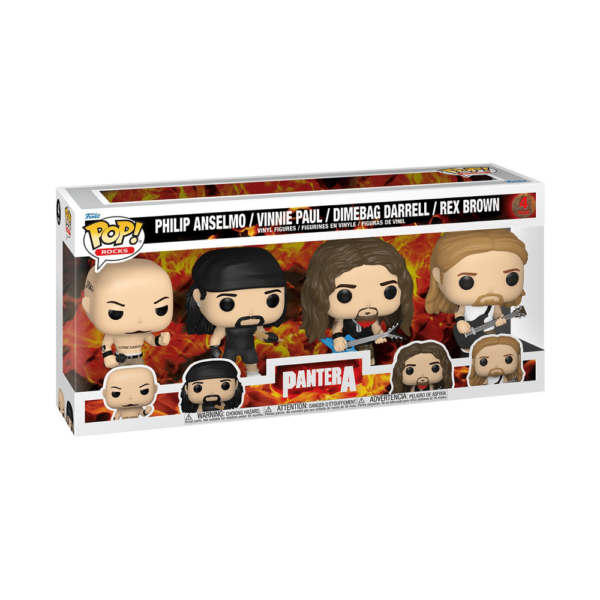 Funko Pop ! Rocks : Pantera - Lot de 4