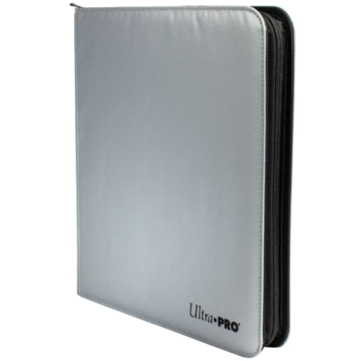 12-pocket Zippered PRO-Binder - Silver