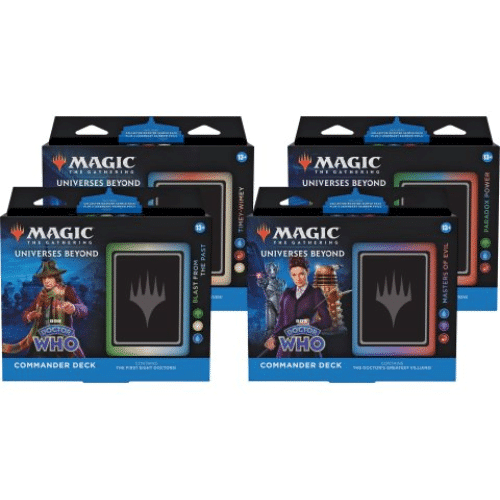 doctorwho MTG - Doctor Who - Commander Deck (Set of 4)