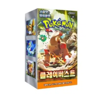 pokemon clay burst booster box korean