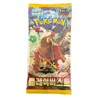 pokemon clay burst booster box korean