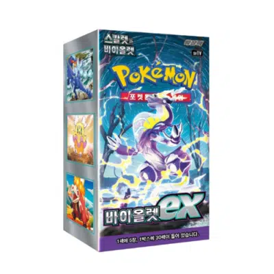pokemon Violet EX booster box korean
