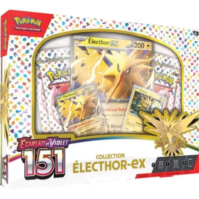 Pokémon JCC EV3.5 Ecarlate et Violet 151 Coffret Électhor-ex Boosters *Français*