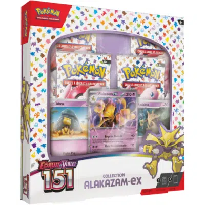 Pokémon TCG EV3.5 Ecarlate et Violet 151 Coffret Alakazam-ex Boosters *French*