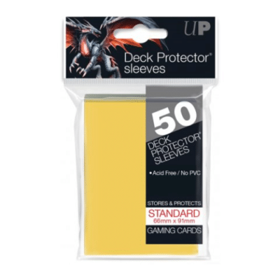Deck Protectors Solid Yellow (50 pieces)
