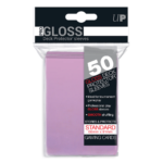 deck protector sleeves pink gloss 50