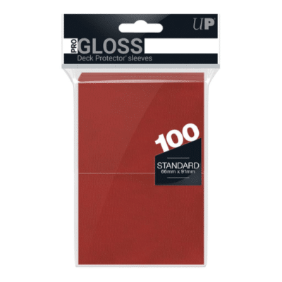 UP - STANDARD SLEEVES - RED (100 SLEEVES)