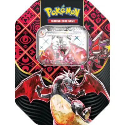 Paldean Fates Standard Tin Charizard ex