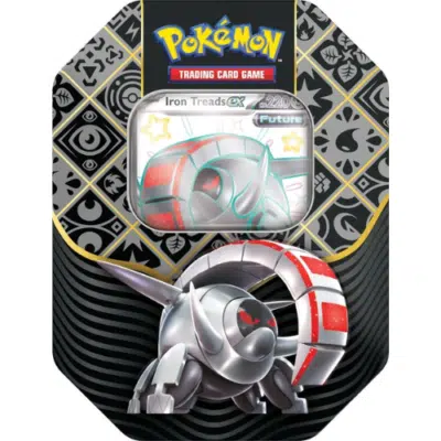 Pokémon Scarlet & Violet Paldean Fates EX Tin Iron Treads