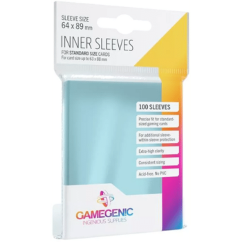 Inner Sleeves 100 Pieces - Gamegenic