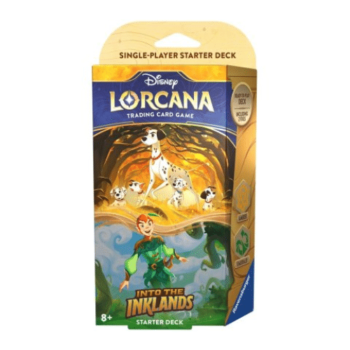 Disney Lorcana - Into the Inklands Starter Deck: Pongo & Peter Pan (including booster)
