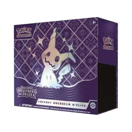 Pokémon JCC EV4.5 Ecarlate et Violet Destinées à Paldea Elite Trainer Box Boosters *French* (en anglais) Pokémon JCC EV4.5 Ecarlate et Violet Destinées à Paldea Elite Trainer Box Boosters *French* (en anglais)