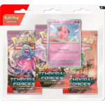 Pokemon Temporal Forces 3-Pack Blister Cleffa