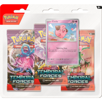 Pokemon Temporal Forces 3-Pack Blister Cleffa